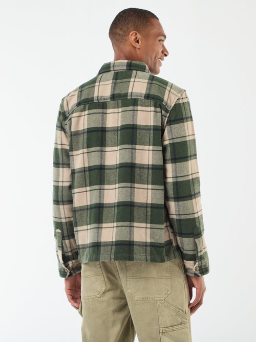 Sobrecamisa aos quadrados - Kiabi