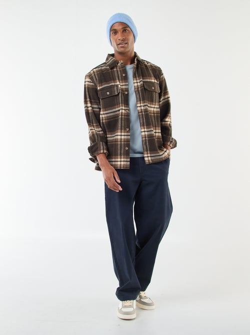 Sobrecamisa aos quadrados - Kiabi