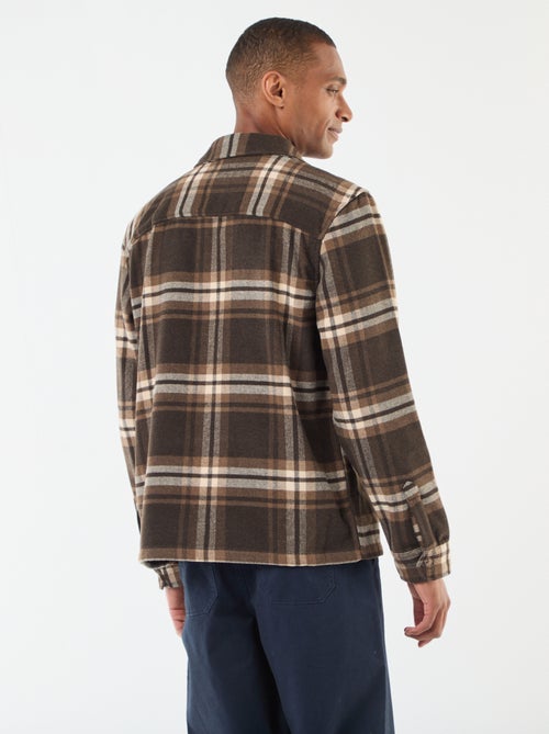 Sobrecamisa aos quadrados - Kiabi