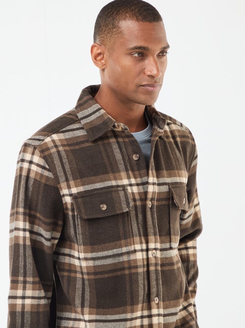 Sobrecamisa aos quadrados - Kiabi