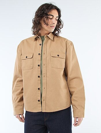 Sobrecamisa de algodão