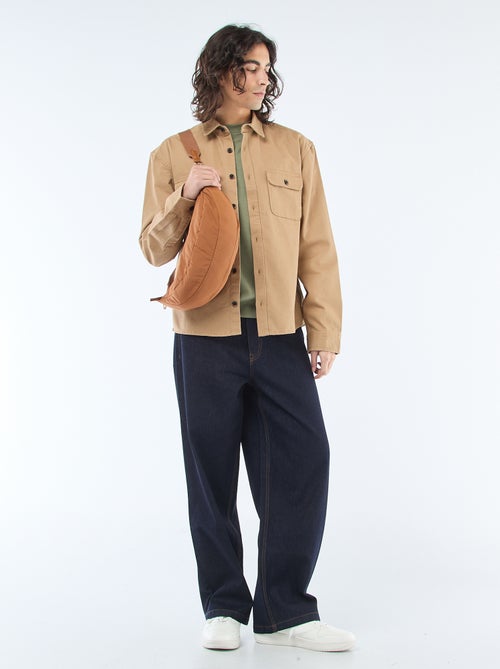 Sobrecamisa de algodão - Kiabi