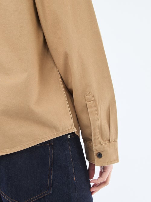 Sobrecamisa de algodão - Kiabi