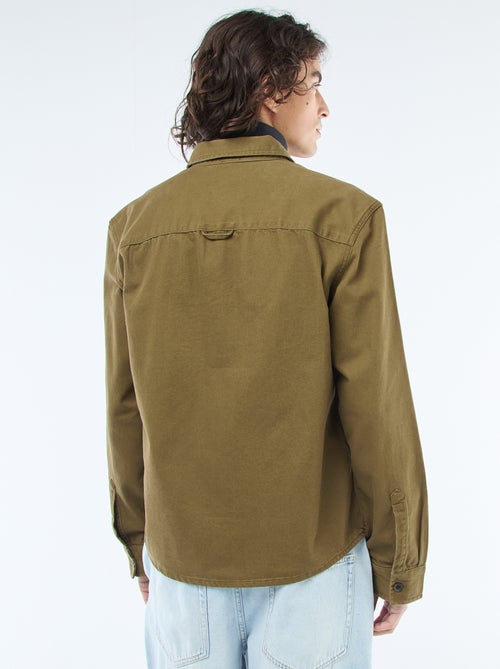 Sobrecamisa de algodão - Kiabi