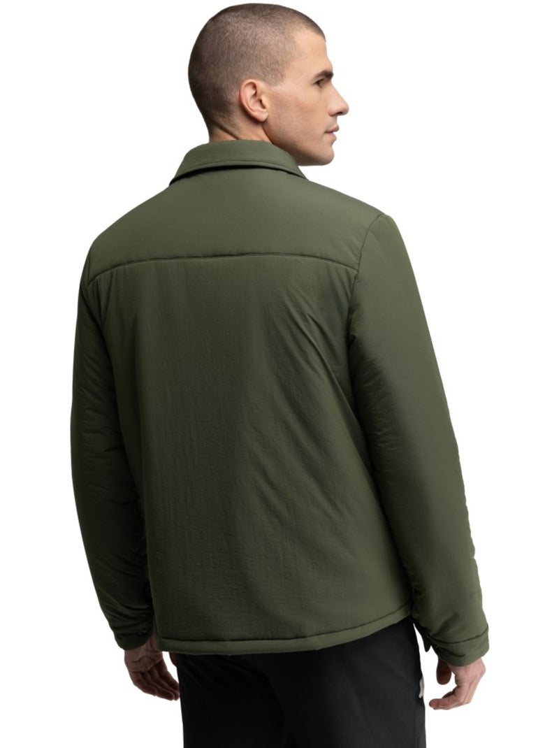 Sobrecamisa de ciclismo gravel com isolamento térmico para homem Verde - Kiabi
