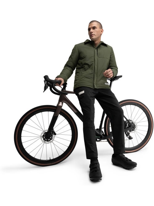 Sobrecamisa de ciclismo gravel com isolamento térmico para homem - Kiabi