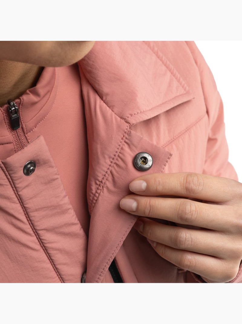 Sobrecamisa de ciclismo gravel com isolamento térmico para mulher Rosa - Kiabi