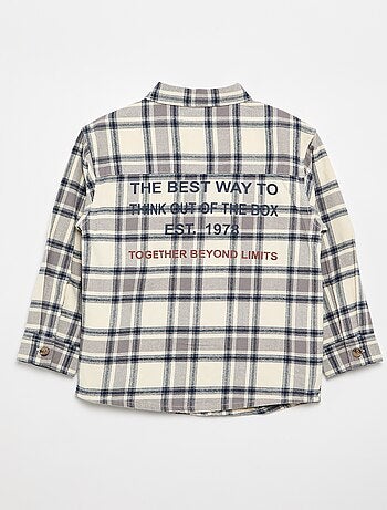 Sobrecamisa de flanela