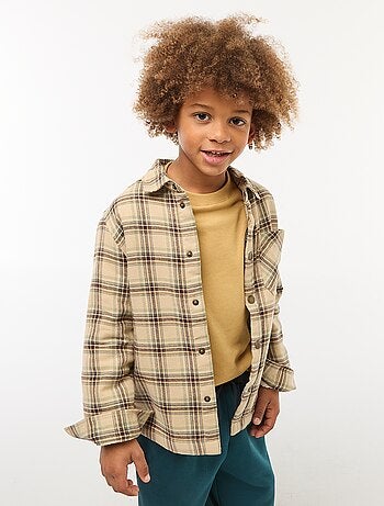 Sobrecamisa de flanela forrada