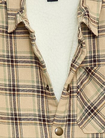 Sobrecamisa de flanela forrada