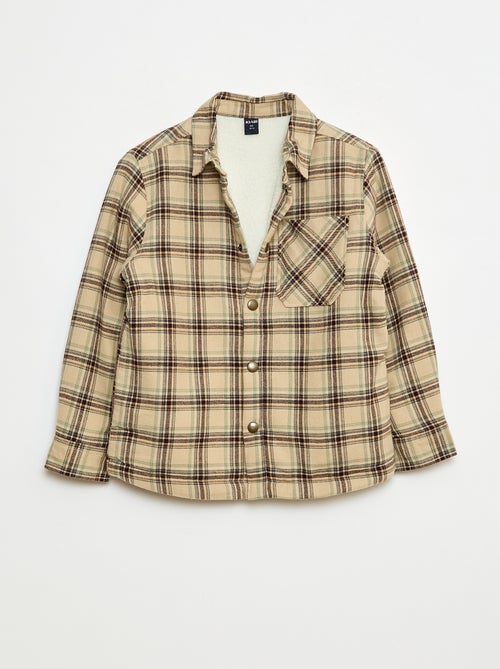 Sobrecamisa de flanela forrada - Kiabi