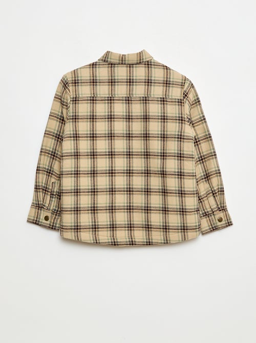 Sobrecamisa de flanela forrada - Kiabi