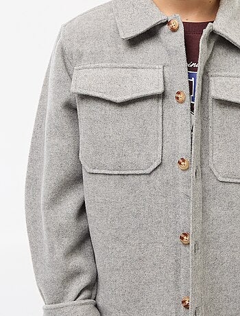 Sobrecamisa de flanela regular