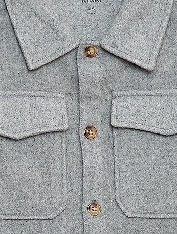 Sobrecamisa de flanela regular