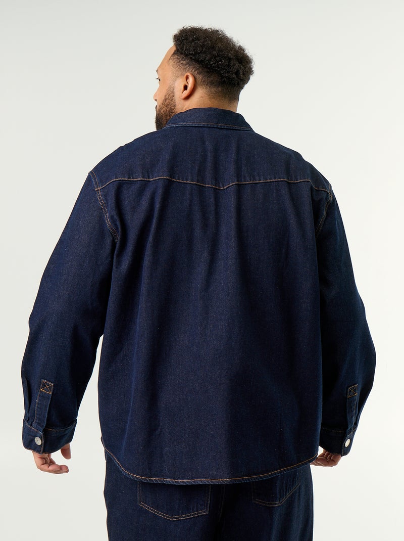Sobrecamisa de ganga Azul - Kiabi