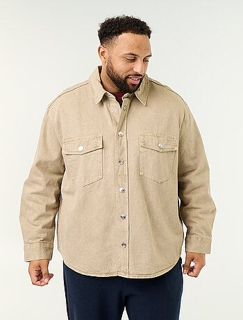 Sobrecamisa de ganga