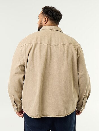 Sobrecamisa de ganga