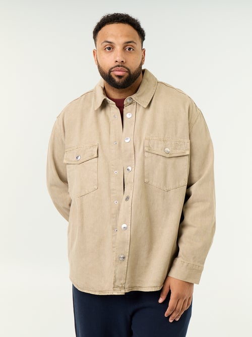 Sobrecamisa de ganga - Kiabi Sobrecamisa de ganga - Kiabi
