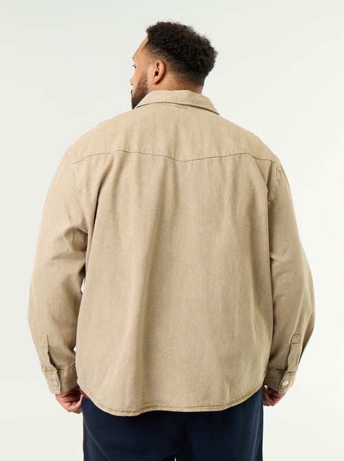 Sobrecamisa de ganga - Kiabi Sobrecamisa de ganga - Kiabi