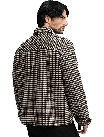 Sobrecamisa de lã para homem