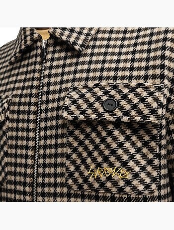 Sobrecamisa de lã para homem