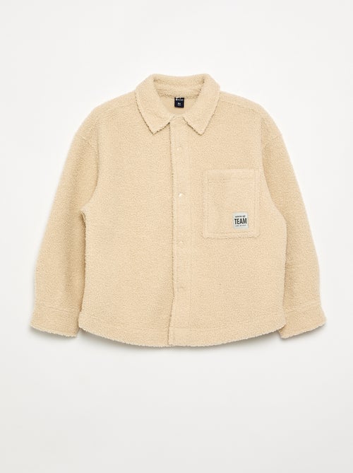 Sobrecamisa de pelo sintético - Kiabi