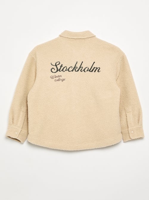 Sobrecamisa de pelo sintético - Kiabi