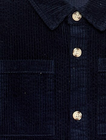 Sobrecamisa de veludo cotelê
