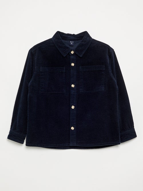 Sobrecamisa de veludo cotelê - Kiabi