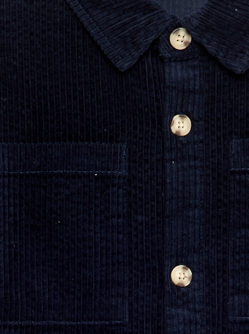 Sobrecamisa de veludo cotelê - Kiabi