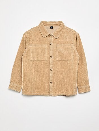 Sobrecamisa de veludo cotelê