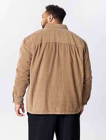 Sobrecamisa de veludo cotelê