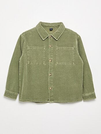 Sobrecamisa de veludo cotelê