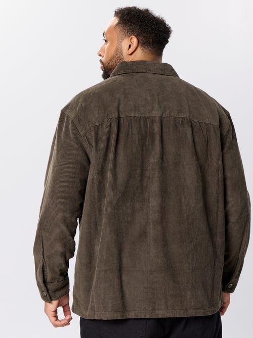 Sobrecamisa de veludo cotelê - Kiabi