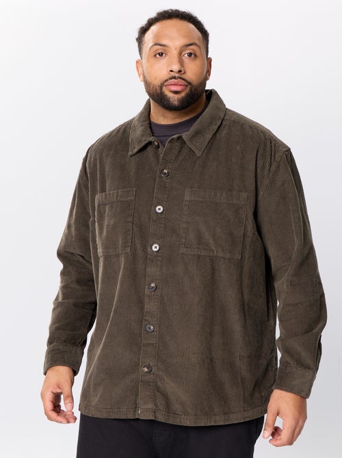 Sobrecamisa de veludo cotelê - Kiabi
