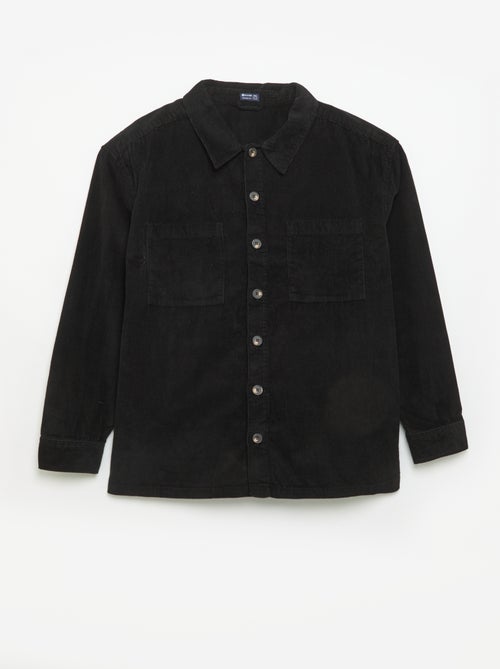 Sobrecamisa de veludo cotelê - Kiabi