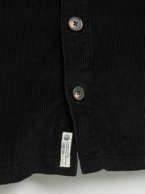 Sobrecamisa de veludo cotelê - Kiabi