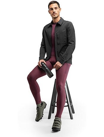 Sobrecamisa de verão de ciclismo gravel para homem