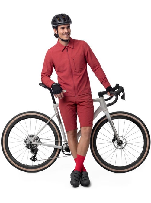 Sobrecamisa de verão de ciclismo gravel para homem - Kiabi