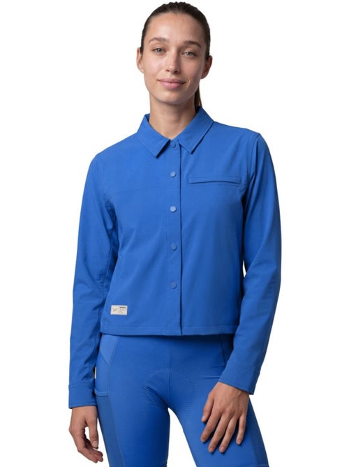Sobrecamisa de verão de ciclismo gravel para mulher - Kiabi