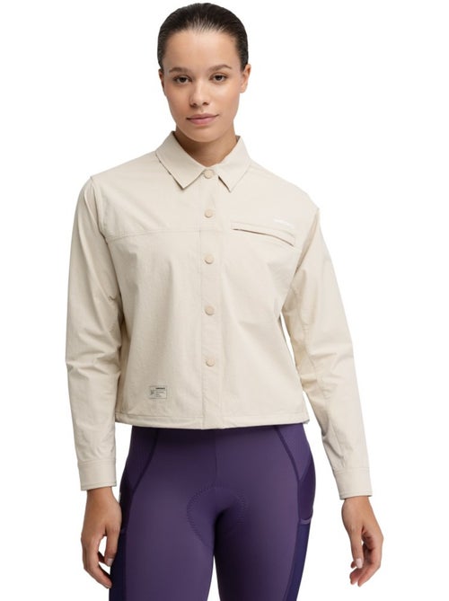 Sobrecamisa de verão de ciclismo gravel para mulher - Kiabi