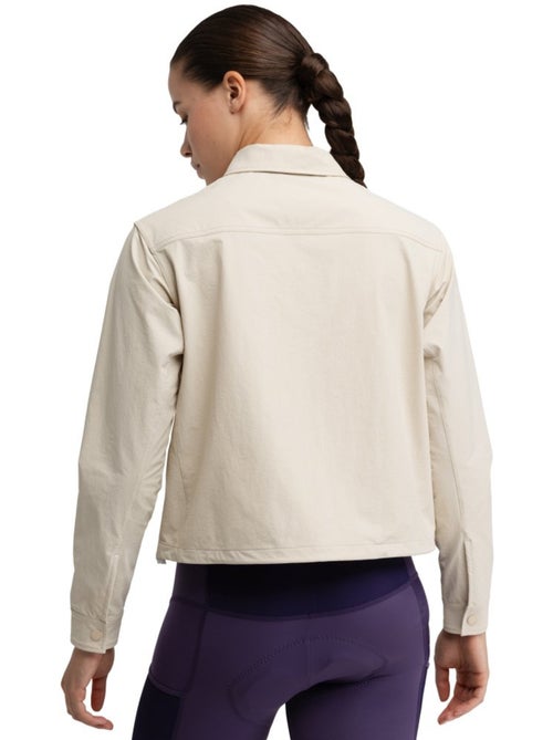 Sobrecamisa de verão de ciclismo gravel para mulher - Kiabi