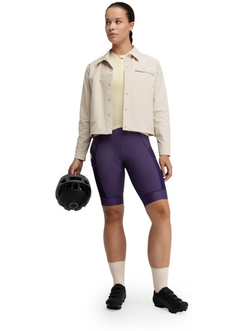 Sobrecamisa de verão de ciclismo gravel para mulher - Kiabi