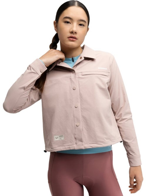 Sobrecamisa de verão de ciclismo gravel para mulher - Kiabi