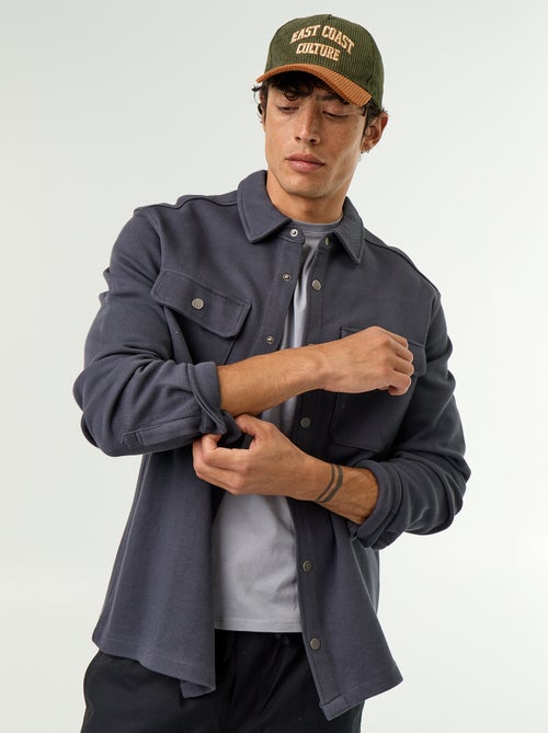 Sobrecamisa em malha piqué - Kiabi