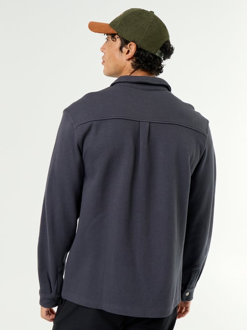 Sobrecamisa em malha piqué - Kiabi