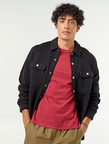Sobrecamisa em malha piqué