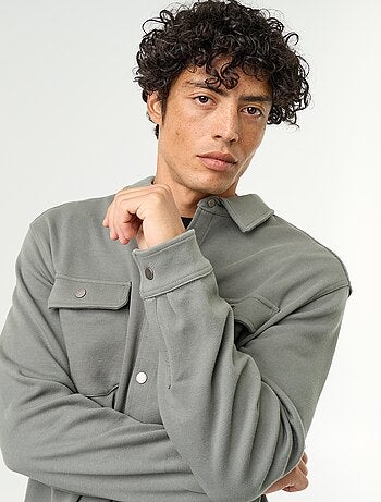 Sobrecamisa em malha piqué