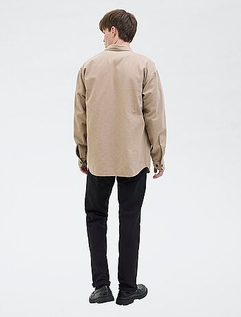 Sobrecamisa 'JJrebel' corte relaxed em algodão