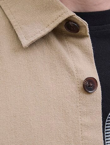 Sobrecamisa 'JJrebel' corte relaxed em algodão